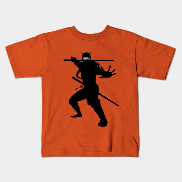 Ninja Cat Kids T-Shirt by GuatMoney